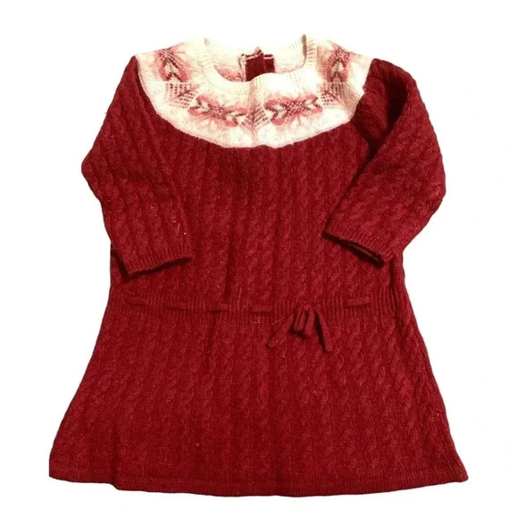 Janie and Jack girls wool dress, perfect for the holiday  season - Picture 1 of 3
